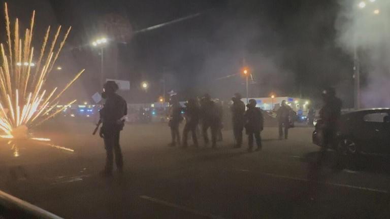 Clashes at anti-ICE protest on Buford Highway – Brookhaven, GA