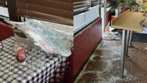 Every Window Smashed at Wing and Burger Bar – Memphis, TN